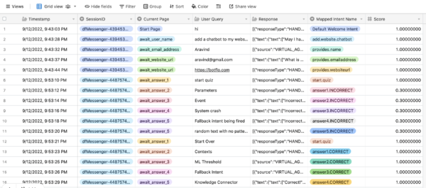 How to download Dialogflow CX conversation history – BotFlo